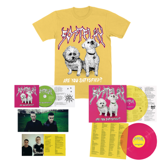 Are You Satisfied? | 10 Year Anniversary Yellow T-Shirt & Album Bundle